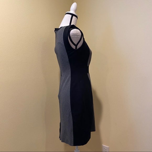 Banana Republic Black & Gray Night Out Dress - Picture 4 of 8